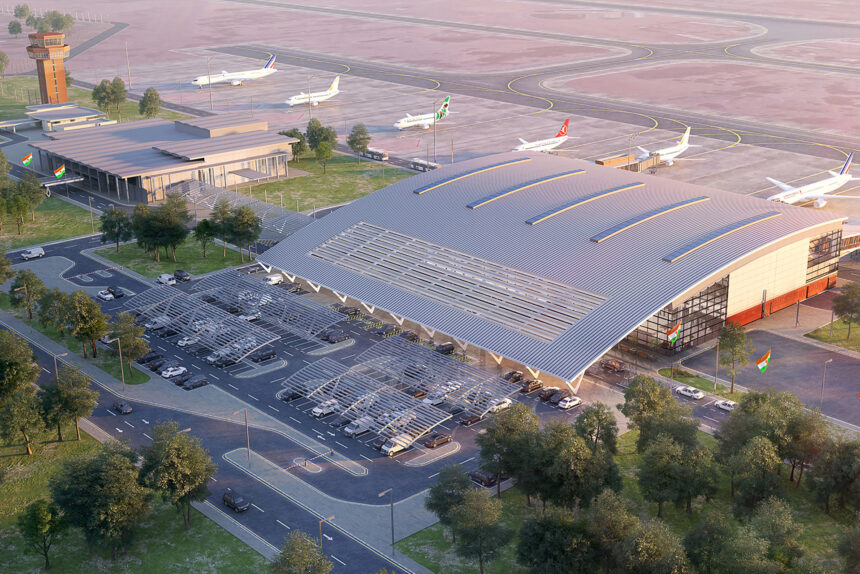 المطار المستهدف